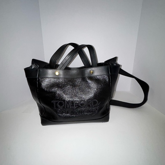 Tom Ford Coated Denim Mini Tote - Picture 2 of 8